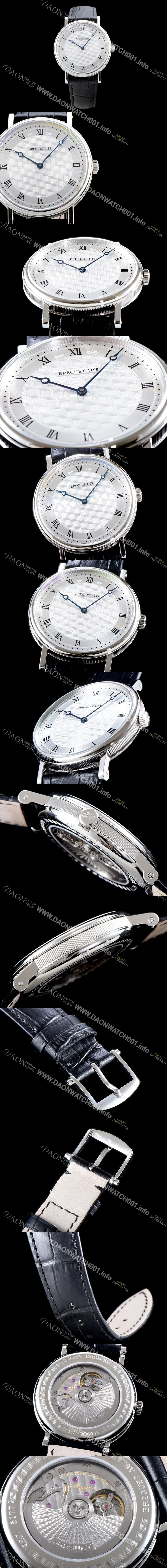 브레게 남성용 클래식 No.1747 씨리즈 40mm 화이트다이얼 BRG4250 Ⅳ
