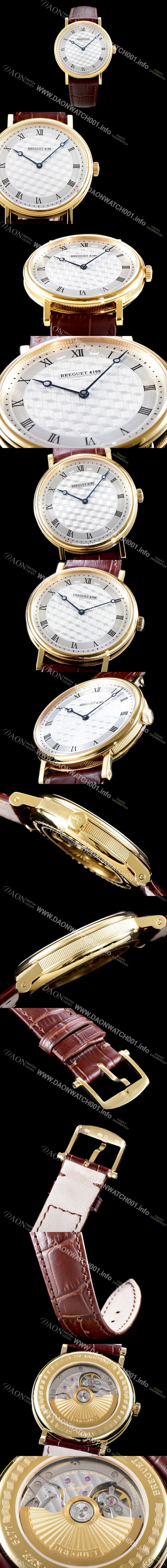 브레게 남성용 클래식 No.4199 씨리즈 40mm 화이트다이얼 BRG4254 Ⅳ