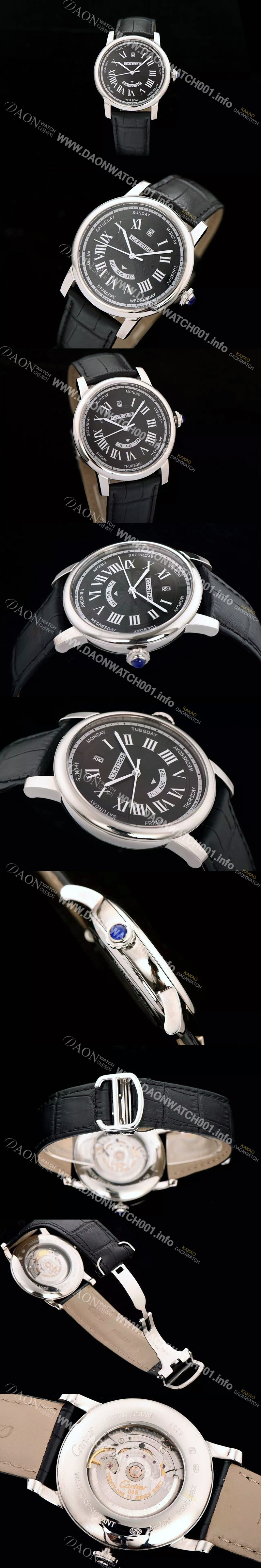 까르띠에 남성용 솔로 드 까르띠에 오토매틱 42mm 블랙다이얼 CAR0300 Ⅳ