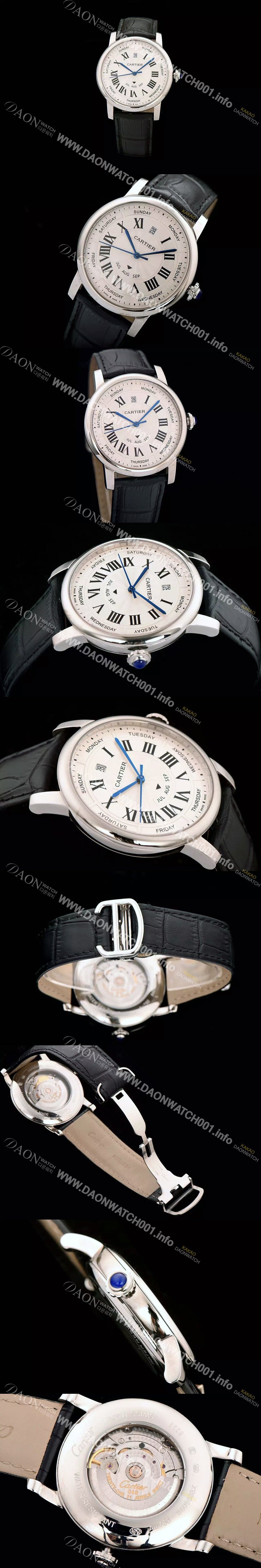 까르띠에 남성용 솔로 드 까르띠에 오토매틱 42mm 화이트다이얼 CAR0042 Ⅳ