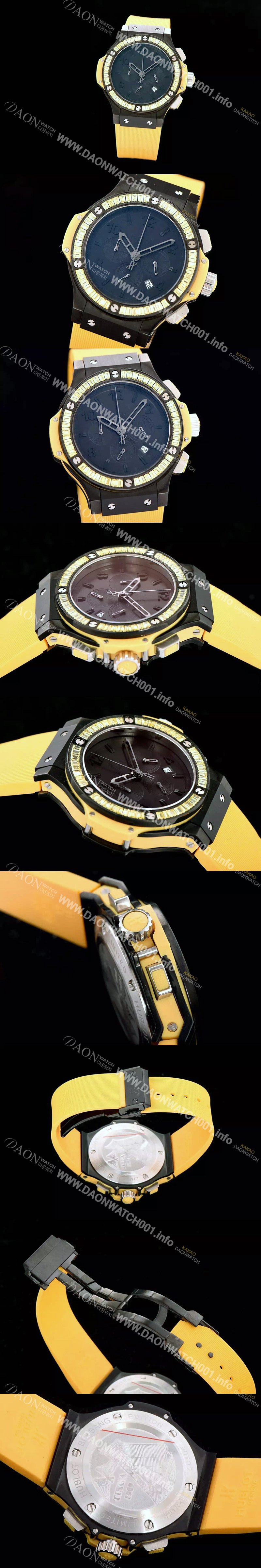 휴블렛 여성용 빅뱅 에볼루션 쿼츠 38mm 블랙다이얼 버젼 HUB4201 Ⅳ