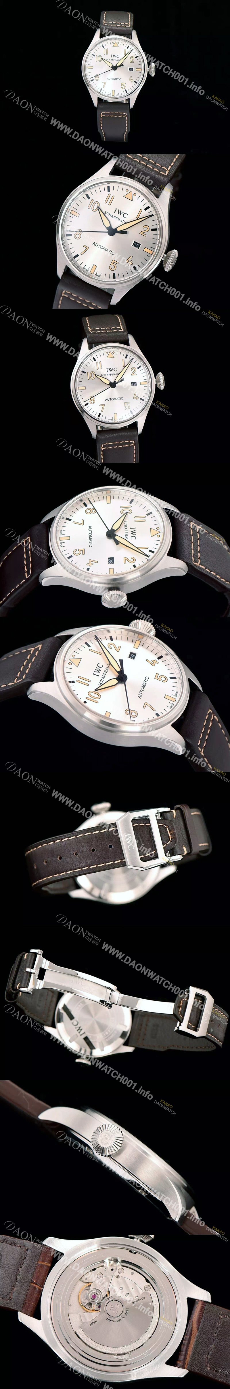 아이더블유씨 남성용 파일럿 실버다이얼 40mm IWC0434 Ⅳ