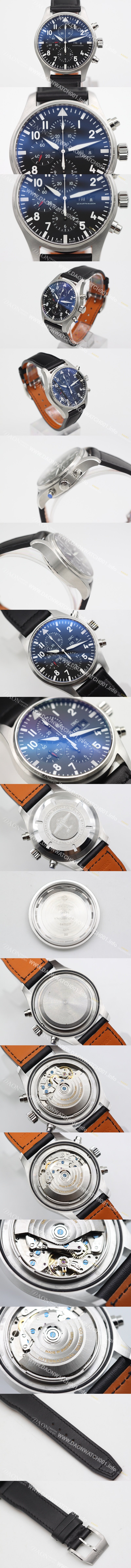 아이더블유씨 남성용 탑건 IW377709 블랙 다이얼 오토매틱 무브먼트 IWC0254 Ⅳ