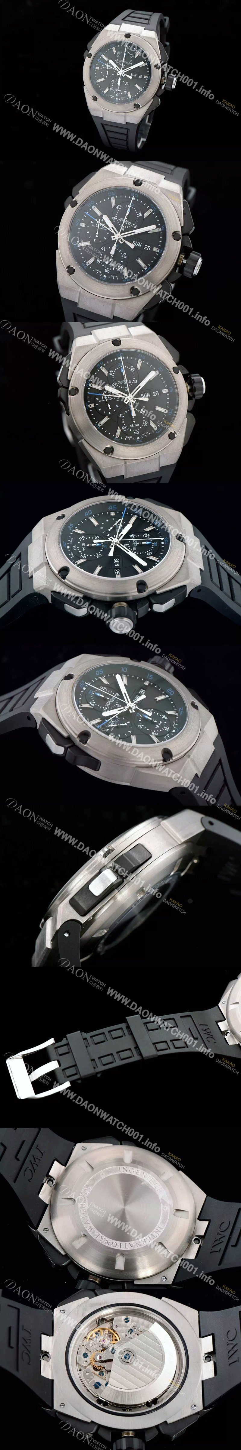 아이더블유씨 남성용 인제니어 블랙 다이얼 오토매틱 무브먼트 IWC0210 Ⅳ
