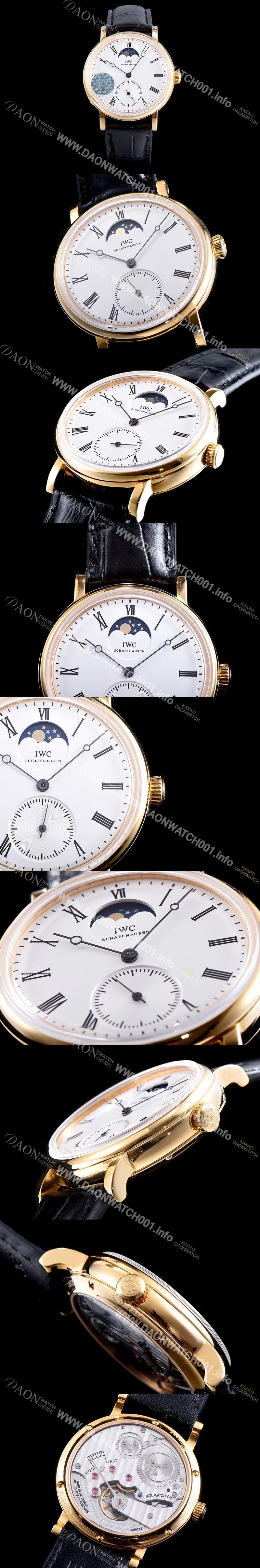 아이더블유씨 남성용 아이떠블유씨 IW544803 빈티지컬렉션 문페이즈 핸즈와인딩 IWC0423 Ⅳ
