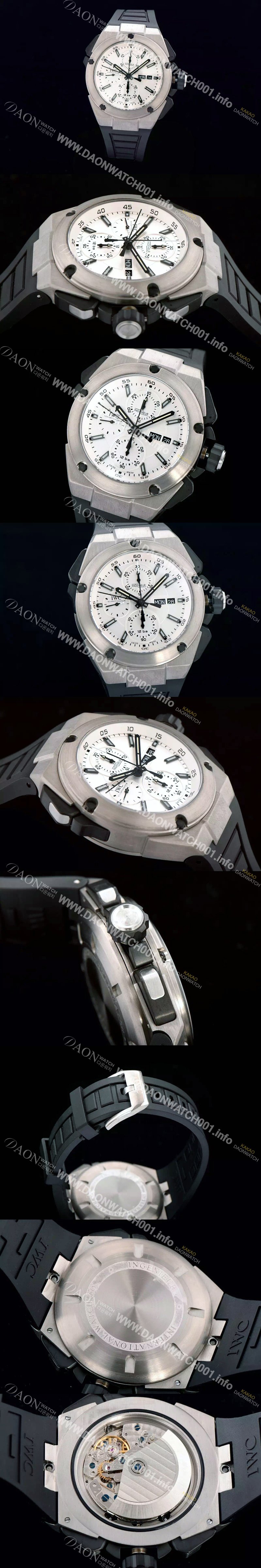 아이더블유씨 남성용 인제니어 화이트 다이얼 오토매틱 무브먼트 IWC0214 Ⅳ