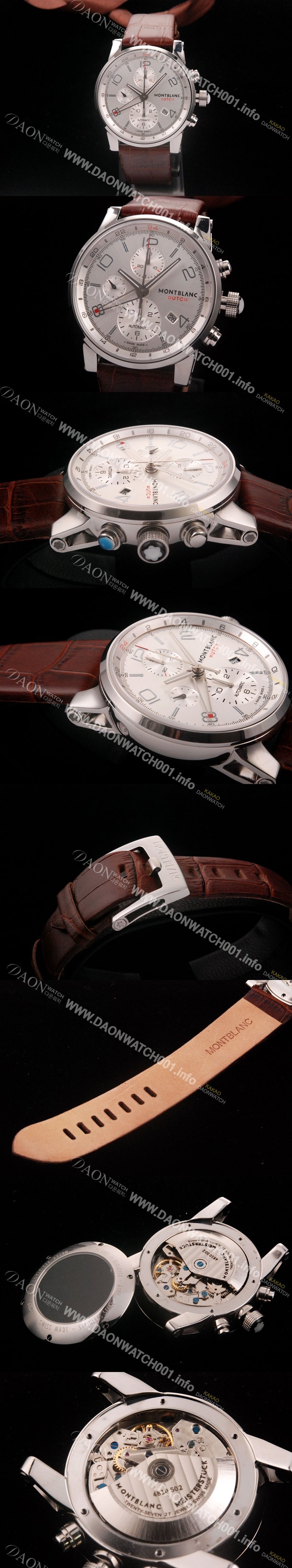 몽블랑 남성용 타임워커 크로노 SS 실버 다이얼 43mm mon00051 MON4200 Ⅳ
