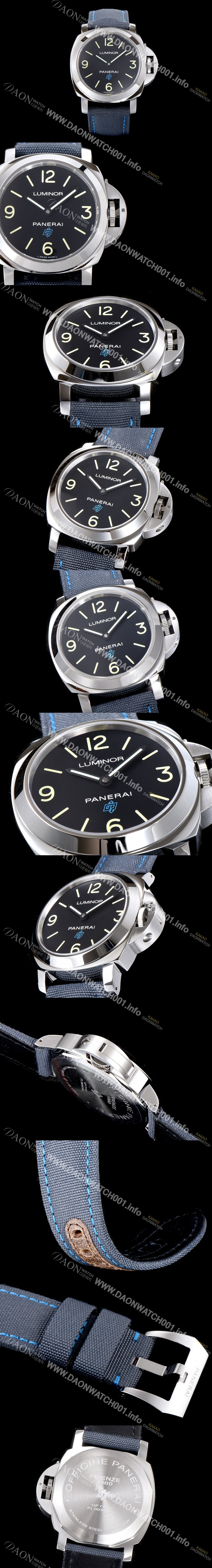 파네라이 남성용 루미노르 PAM00774 피렌체1860!! 베이스 로고-44MM 블랙 다이얼 신형 PANERAI Cal. P.6000 Type 수제공정형 튜닝완료 무브먼트 PAN0212 Ⅳ