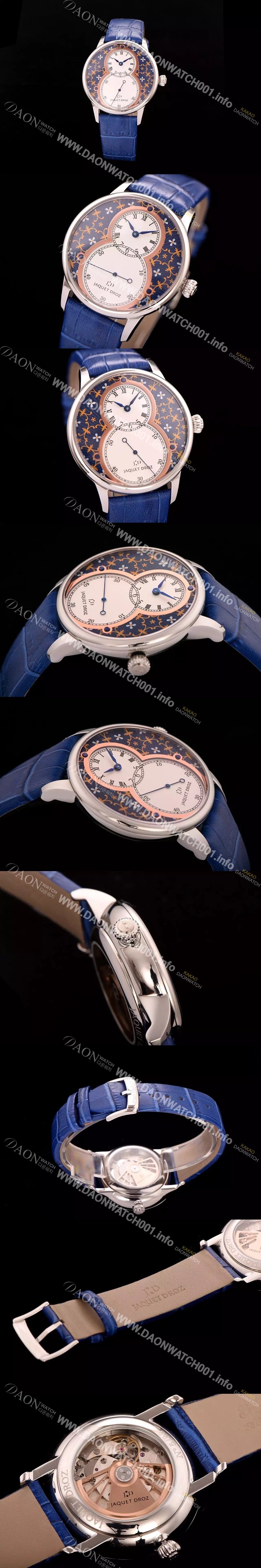 자케드로 남성용 빅세컨즈 43mm 오토메틱 로즈골드 JAD4200 Ⅳ