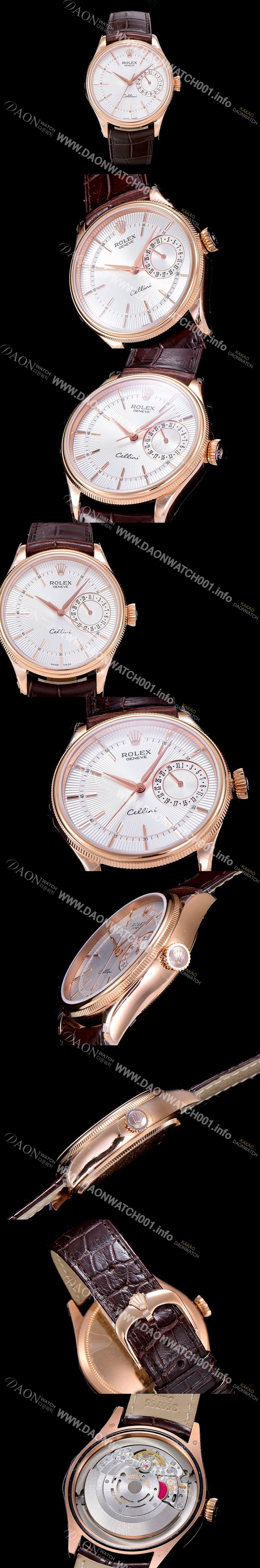 로렉스남성용 셀리느 데이트 39mm 오토매틱 Cal.3165 화이트다이얼 ROL49902 Ⅳ