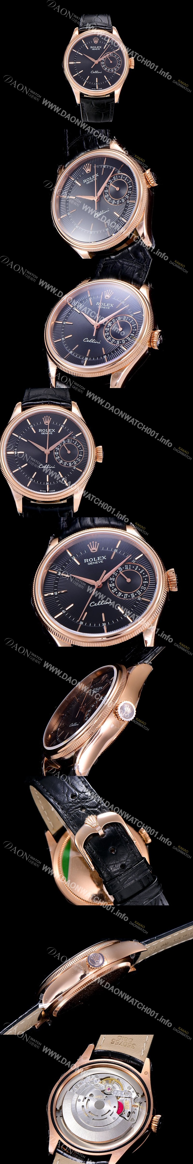 로렉스남성용 셀리느 데이트 39mm 오토매틱 Cal.3165 화이트다이얼 ROL58205 Ⅳ