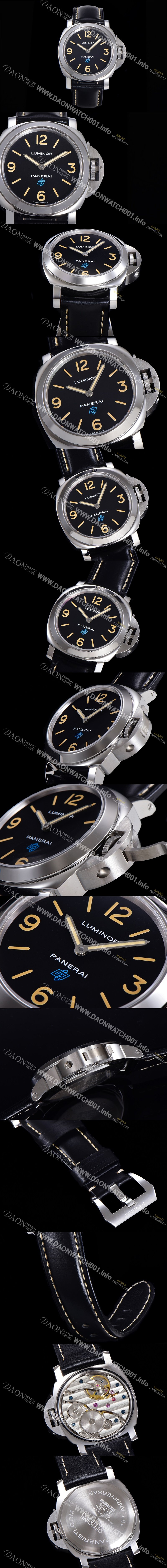 파네라이 남성용 루미노르 스페셜 에디션 PAM00634 블랙 다이얼 44mm 수동형 무브먼트 PAN06836 Ⅳ