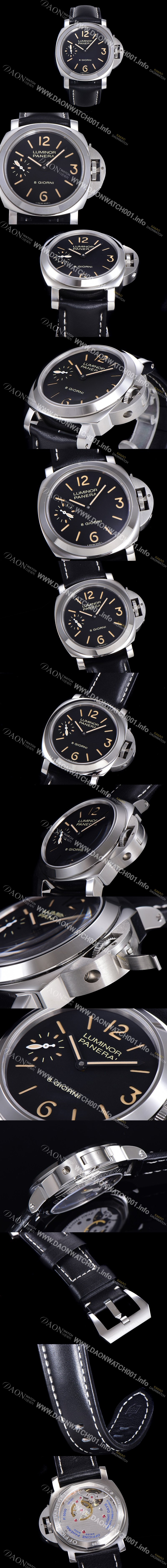 파네라이 남성용 루미노르 PAM00915 베이스-44MM 블랙 다이얼 신형 PANERAI Cal. P.6000 Type 수제공정형 튜닝완료 무브먼트 PAN02183 Ⅳ
