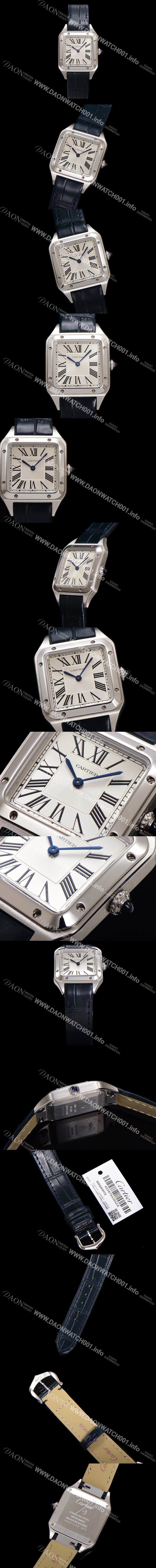 까르띠에 여성용 산토스 WSSA0023 쿼츠 38mm S 사이즈 화이트 다이얼 car69330 Ⅳ