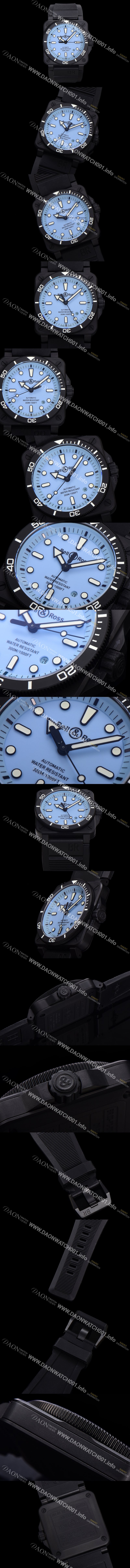 벨엔로즈 남성용 인스트루먼트03 BR03A-D-LM-CESRB 오토매틱 2892타입 42mm 세라믹 우레탄줄 블루 다이얼 bel4108 Ⅳ