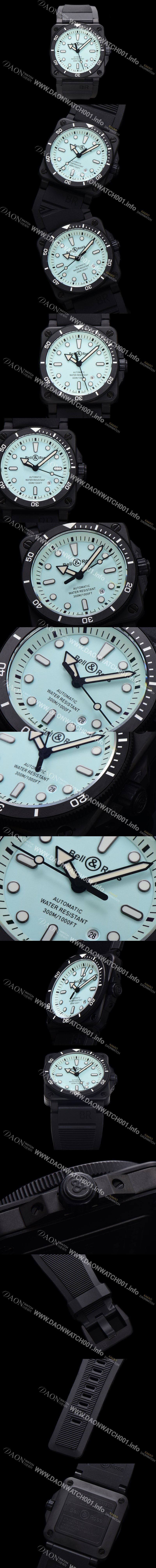 벨엔로즈 남성용 인스트루먼트03 BR03A-D-LM-CESRB 오토매틱 9015타입 42mm 세라믹 우레탄줄 블루 다이얼 bel4111 Ⅳ