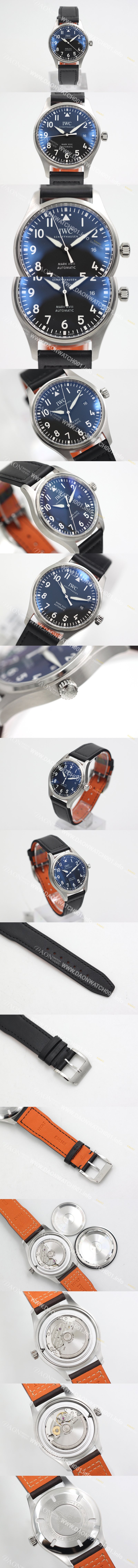 아이더블유씨 남성용 파일럿 워치 마크 XVIII IW327004 어린왕자 에디션 센트럴 해킹 세컨즈 40mm 블랙 다이얼 오토매틱 무브먼트 iwc4076 Ⅳ