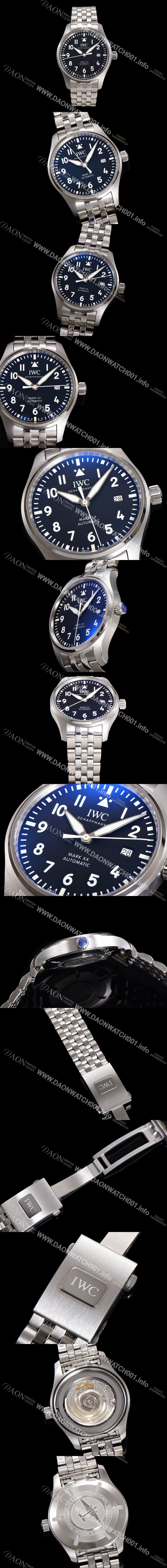 아이더블유씨 남성용 파일럿 마크XX IW328201 오토매틱 2892타입 블랙 다이얼 iwc4078 Ⅳ