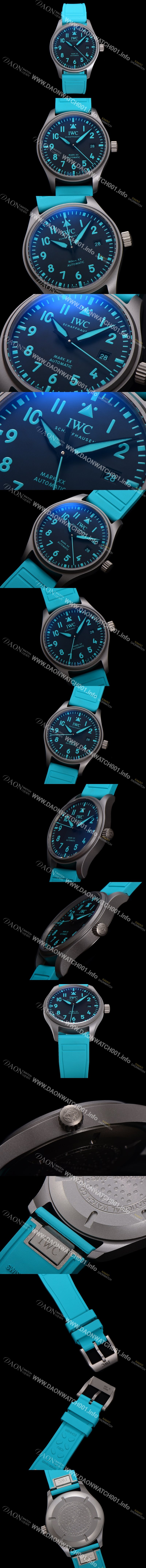 아이더블유씨 남성용 파일럿 마크 XX AMG Petronas IW328210 오토매틱 9015타입 블랙 다이얼 iwc4090 Ⅳ