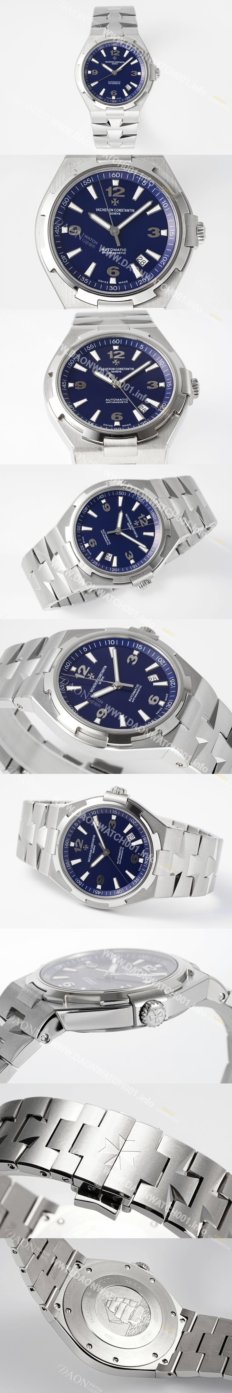 바쉐런 콘스탄틴 남성용 오버시즈 P47040/000A-9008 오토매틱 Cal.1226 SC 타입 42mm 블루 다이얼 vac1164 Ⅳ