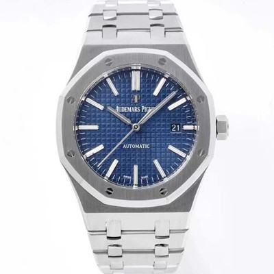 오데마피게 남성용 하이엔드 로얄오크 15400ST.OO.1220ST.03 오토매틱 Cal.3120타입 41mm 블루 와플 다이얼 aud6564 Ⅳ