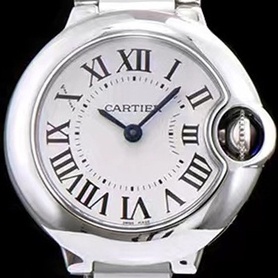 까르띠에 여성용 발롱블루 드 까르띠에 W69010Z4스위스 쿼츠 화이트다이얼 CAR0311 Ⅳ