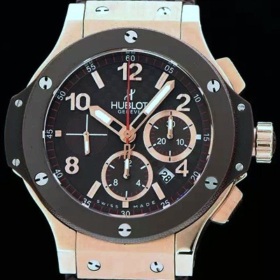 휴블렛 남성용 빅뱅 세라믹 골드 44mm 블랙다이얼 HUB0400 Ⅳ