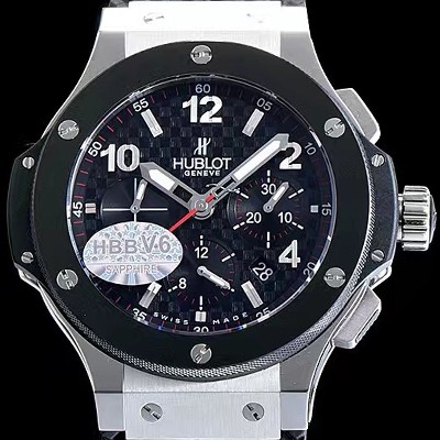 휴블렛 남성용 빅뱅 301.SB.131.RX 스틸 44mm 블랙다이얼 HUB0400 Ⅳ
