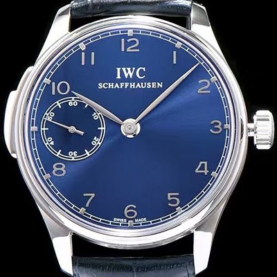 아이더블유씨 남성용 포르투기즈 미닛 리피터 블루 다이얼 오토매틱 무브먼트 IWC0230 Ⅳ