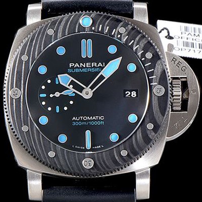파네라이 남성용 서브멀시블 BMG-TECH™ PAM00799 오토매틱 Cal.P.9010 타입 47mm 블랙 다이얼 pan5224 Ⅳ