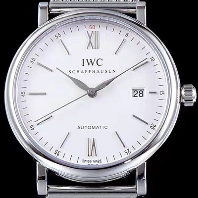 아이더블유씨 남성용 포르토피노 화이트 다이얼 오토매틱 무브먼트 IWC0250 Ⅳ