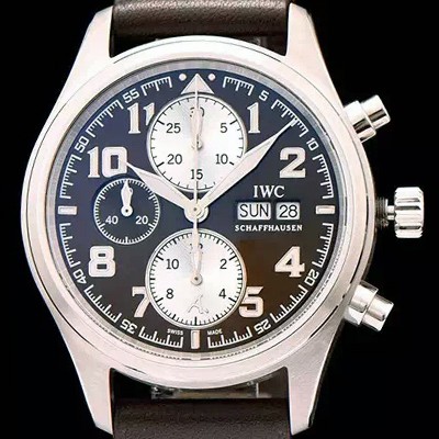 아이더블유씨 남성용 파일럿 크로노 생땍쥐베리 브라운다이얼 IWC0404 Ⅳ
