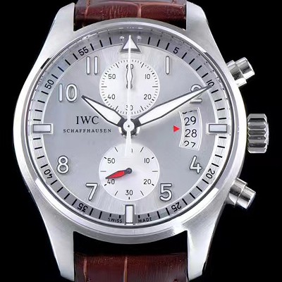 아이더블유씨 남성용 파일럿 IW387809 오토매틱 7750무브먼트 실버 다이얼 IWC4242 Ⅳ
