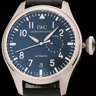 아이더블유씨 남성용 빅 파일럿 세븐 데이즈 47mm 블랙다이얼 IWC0433 Ⅳ