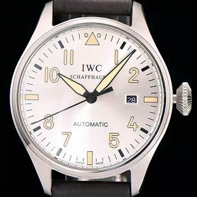 아이더블유씨 남성용 파일럿 실버다이얼 40mm IWC0434 Ⅳ