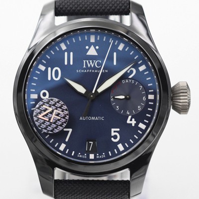 IWC 남성용 파일럿 탑건 7days IW502003 세라믹 블루 다이얼 오토매틱 무브먼트 IWC0211 Ⅳ