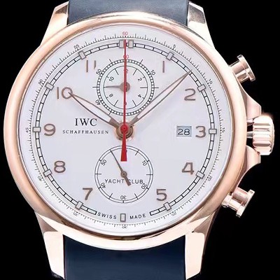 아이더블유씨 남성용 요트클럽 화이트 다이얼 오토매틱 무브먼트 IWC0233 Ⅳ