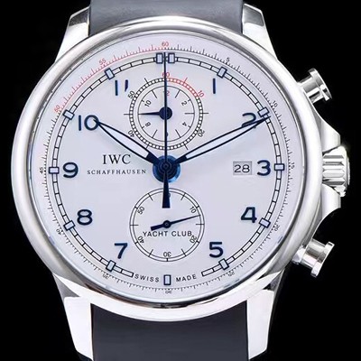 아이더블유씨 남성용 요트클럽 화이트 다이얼 오토매틱 무브먼트 IWC0234 Ⅳ