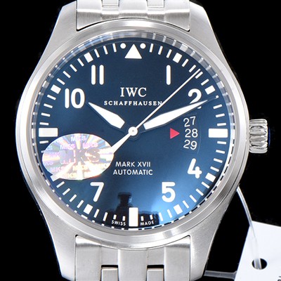 아이더블유씨 남성용 파일럿 IW326504 오토매틱 워치 41mm 블랙 다이얼 iwc4094 Ⅳ