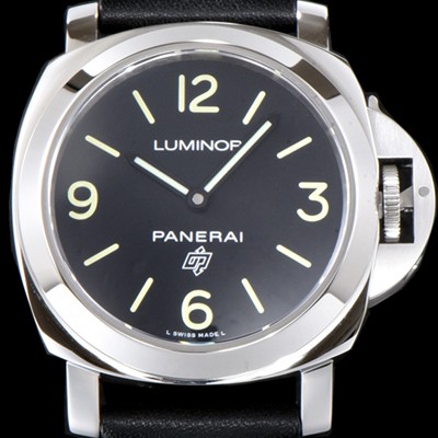 파네라이 남성용 루미노르 PAM00773 베이스 로고 3 데이즈 아치아이오 블랙 다이얼 신형 PANERAI Cal. P.6000 Type 수제공정형 튜닝완료 무브먼트 PAN1214 Ⅳ