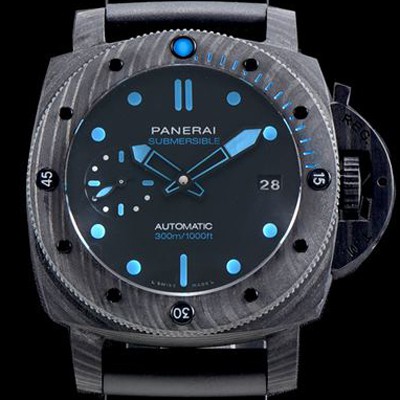 파네라이 남성용 서브멀시브 3데이즈 카보테크 PAM00960 오토매틱 OP XXXIV 타입 42mm 카본제질 블랙 다이얼 pan5217 Ⅳ