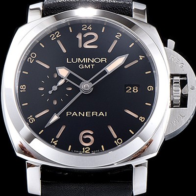 파네라이 남성용 루미노르 1950 3Days GMT pam00531 오토매틱 Cal.P9003 무브먼트 블랙 다이얼 PAN1217 Ⅳ