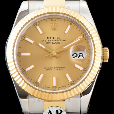 로렉스 남성용 최신버전 데이져스트 41MM 오이스터 링크 3열 