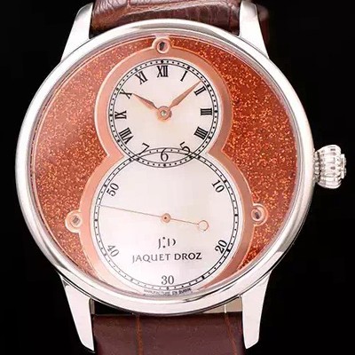 자케드로 남성용 빅세컨즈 43mm 오토메틱 로즈골드 JAD4201 Ⅳ