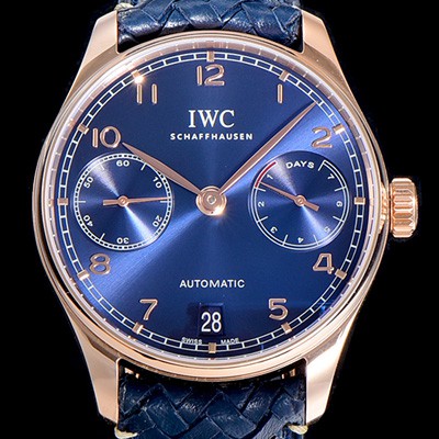 아이더블유씨남성용 포르투기져 IW500713 오토매틱 부티크 42미리 블루다이얼  IWC21824 Ⅳ