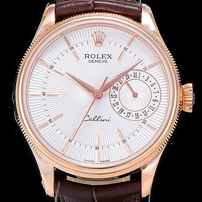 로렉스남성용 셀리느 데이트 39mm 오토매틱 Cal.3165 화이트다이얼 ROL49902 Ⅳ