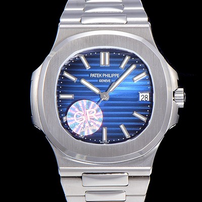 파텍필립남성용 최신! 노틸러스 5711/1A 010 블루다이얼 40mm 메탈줄 Cal.324 S C 타입무브 오토매틱 PAT88125 Ⅳ