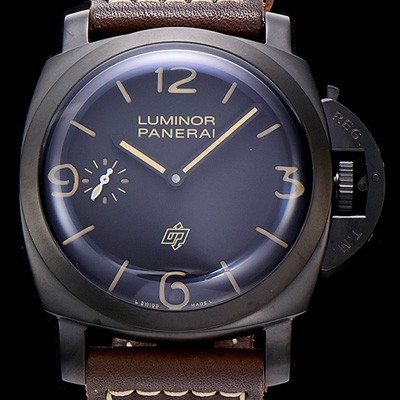 파네라이남성용 초특가한정 루미노르 PAM00575 1950 3데이 티타뉴오 DLC 47mm 오토매틱 블랙 다이얼 PAN80958 Ⅳ