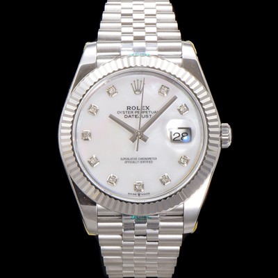 로렉스 남성용 데이저스트II m126334 41mm 오토매틱 Cal.3235 무브먼트 화이트/자개 다이얼 rol5355 Ⅳ