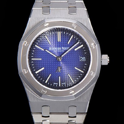 오데마피게 남성용 로얄오크 점보 엑트라-씬 오토매틱 Cal.2121 타입 39mm 메탈줄 블루다이얼 aud25948 Ⅳ
